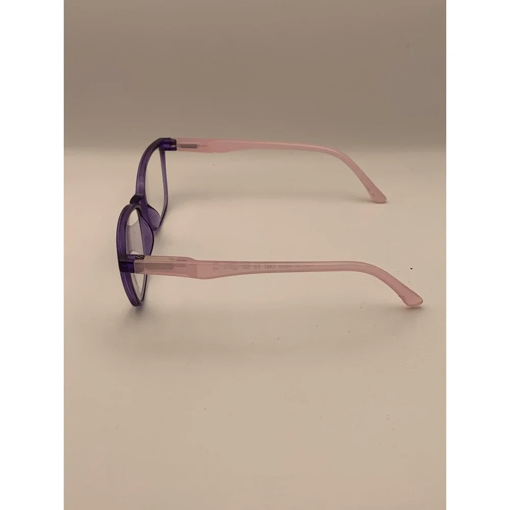 Lulu Guinness LR83 2.0 NAV 53-16-140 Pink Purple Cat Eye Full Rim Frame Only